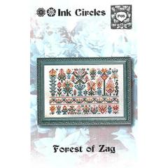 Stickvorlage Ink Circles - Forest Of Zag