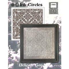 Stickvorlage Ink Circles - Delicate Garden