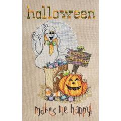 Stickvorlage MarNic Designs - Halloween Makes Me Happy