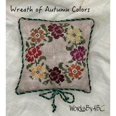 Stickvorlage Works by ABC - Wreath Of Autumn Colors