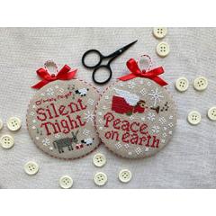 Stickvorlage Stitches By Ethel - Joyful Christmas Ornaments