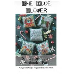 Stickvorlage The Blue Flower - Snowy Snuggles Scrapbook