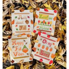 Stickvorlage Pickle Barrel Designs - Fall Vibes 4-Pack