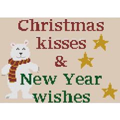 Stickvorlage Romys Creations - Christmas Kisses