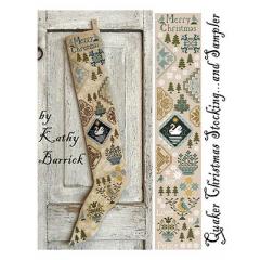 Stickvorlage Kathy Barrick - Quaker Christmas Stocking & Sampler