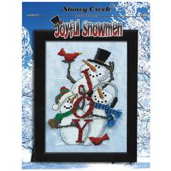 Stickvorlage Stoney Creek Collection - Joyful Snowmen