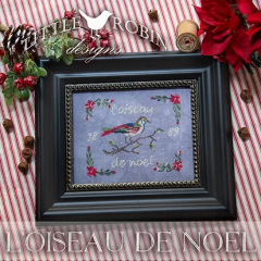 Stickvorlage Little Robin Designs - LOiseau De Noel