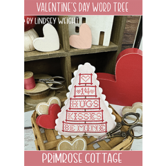 Primrose Cottage Stitches - Valentines Day Word Tree