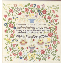 Queenstown Sampler Designs - Bathsheba Brown 1830