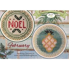 Jeannette Douglas Designs - Christmas Dots - February