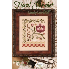 Jeannette Douglas Designs - Floral Alphabet Sampling Series - DEF