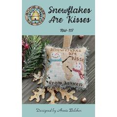 Annie Beez Folk Art - Snowflakes Are Kisses