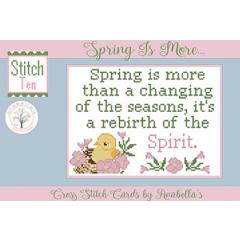 Anabellas - Spring Is More - Cross Stitch Cards