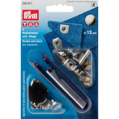 Nähfrei-Haken und Stege mit Werkzeug - Prym