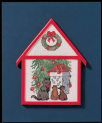 Stickpackung Oehlenschläger - Haus Weihnachtsbaum 11x16 cm