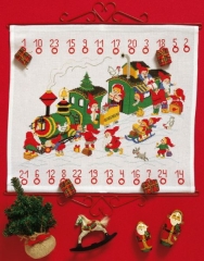 Permin Stickpackung - Adventskalender Weihnachtszug