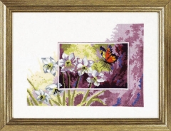 Permin Stickpackung - Blumen & Schmetterlinge