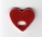 Mill Hill Button Red Heart (Ausverkauf)