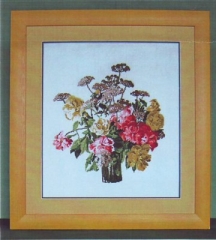 Stickpackung Oehlenschläger - Blumenstrauß 50x55 cm