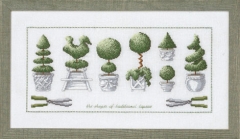 Permin Stickpackung - Sampler Buchsbäume