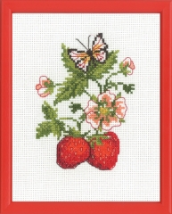 Permin Stickpackung - Erdbeeren