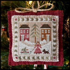 Stickvorlage Little House Needleworks - 2011 Ornament - Bringing Home The Tree