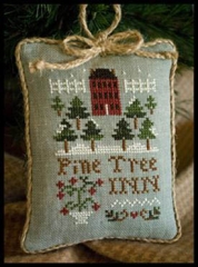 Stickvorlage Little House Needleworks - 2011 Ornament - Pine Tree Inn