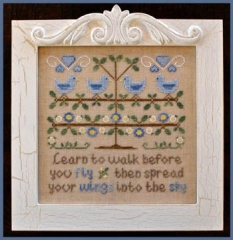 Stickvorlage Country Cottage Needleworks - Walk Before You Fly