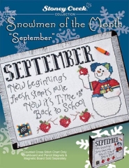 Stickvorlage Stoney Creek Collection - Snowmen Of The Month September