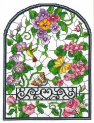 Stickvorlage Imaginating - Summer Stained Glass