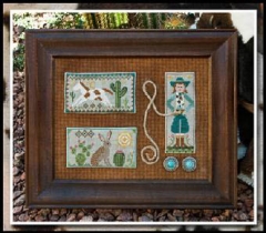Stickvorlage Little House Needleworks - Tumbleweeds 2 Cowgirl Country