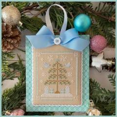Stickvorlage Country Cottage Needleworks - Pastel Collection 8 - Frosty Christmas