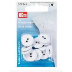 Wäscheknöpfe Leinen Ø 15 mm - Prym