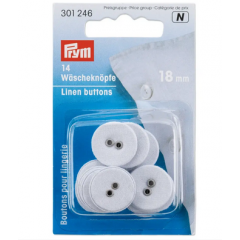 Wäscheknöpfe Leinen Ø 18 mm - Prym