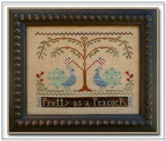 Stickvorlage Little House Needleworks - Pretty As A Peacock