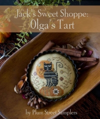 Stickvorlage Plum Street Samplers - Jack's Sweet Shoppe - Olga's Tart