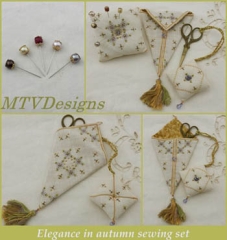 Stickvorlage MTV Designs - Elegance In Autumn Sewing Set
