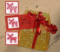 Permin Stickpackung - Geschenkkarten Weihnachten 3er-Pack