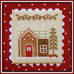 Stickvorlage Country Cottage Needleworks - Gingerbread Village 9 Gingerbread House 6