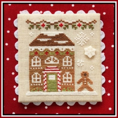 Stickvorlage Country Cottage Needleworks - Gingerbread Village 11 Gingerbread House 8