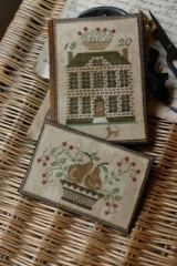 Stickvorlage Stacy Nash Primitives - Boxwood Manor Sewing Book & Thread Keep