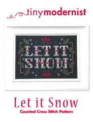 Stickvorlage Tiny Modernist Inc - Let it snow