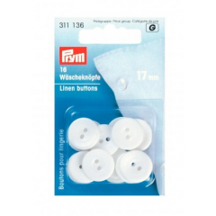 Wäscheknöpfe Kunststoff Ø 17 mm - Prym