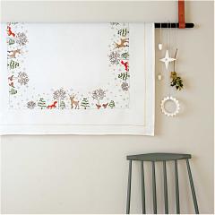 StickpackungTischdecke Winterwald - Rico Design