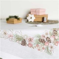 Stickpackung Tischdecke Christrosen - Rico Design