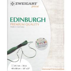 Zweigart Edinburgh Leinen 35ct - vintage düne (Precut 48x68 cm)