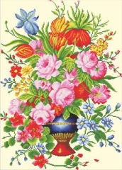 Stickpackung Needleart World - Elegant Floral