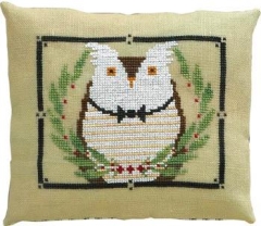 Stickvorlage Artful Offerings - Mr Owl's Wintergreen Gala