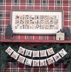 Stickvorlage The Prairie Schooler - Christmas Alphabet