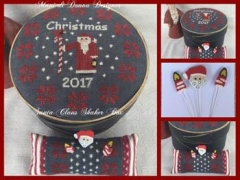 Stickvorlage Mani Di Donna - Santa Claus Shaker Box